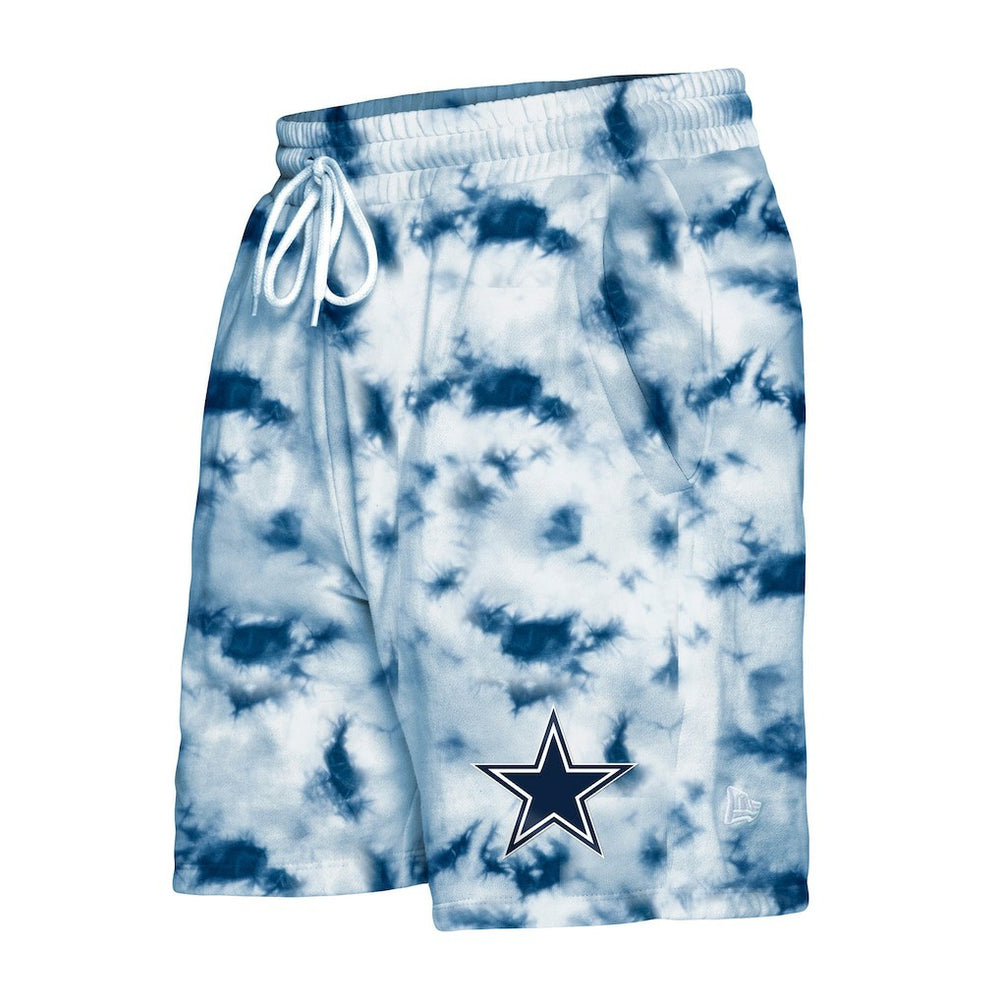 Dallas Cowboys New Era Tie-Dye Shorts - Navy Shorts