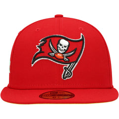 Tampa Bay Buccaneers New Era Super Bowl XXXVII Citrus Pop 59FIFTY Fitted Hat - Scarlet Hats