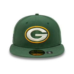 Green Bay Packers New Era Super Bowl XXXI Citrus Pop 59FIFTY Fitted Hat - Green Hats