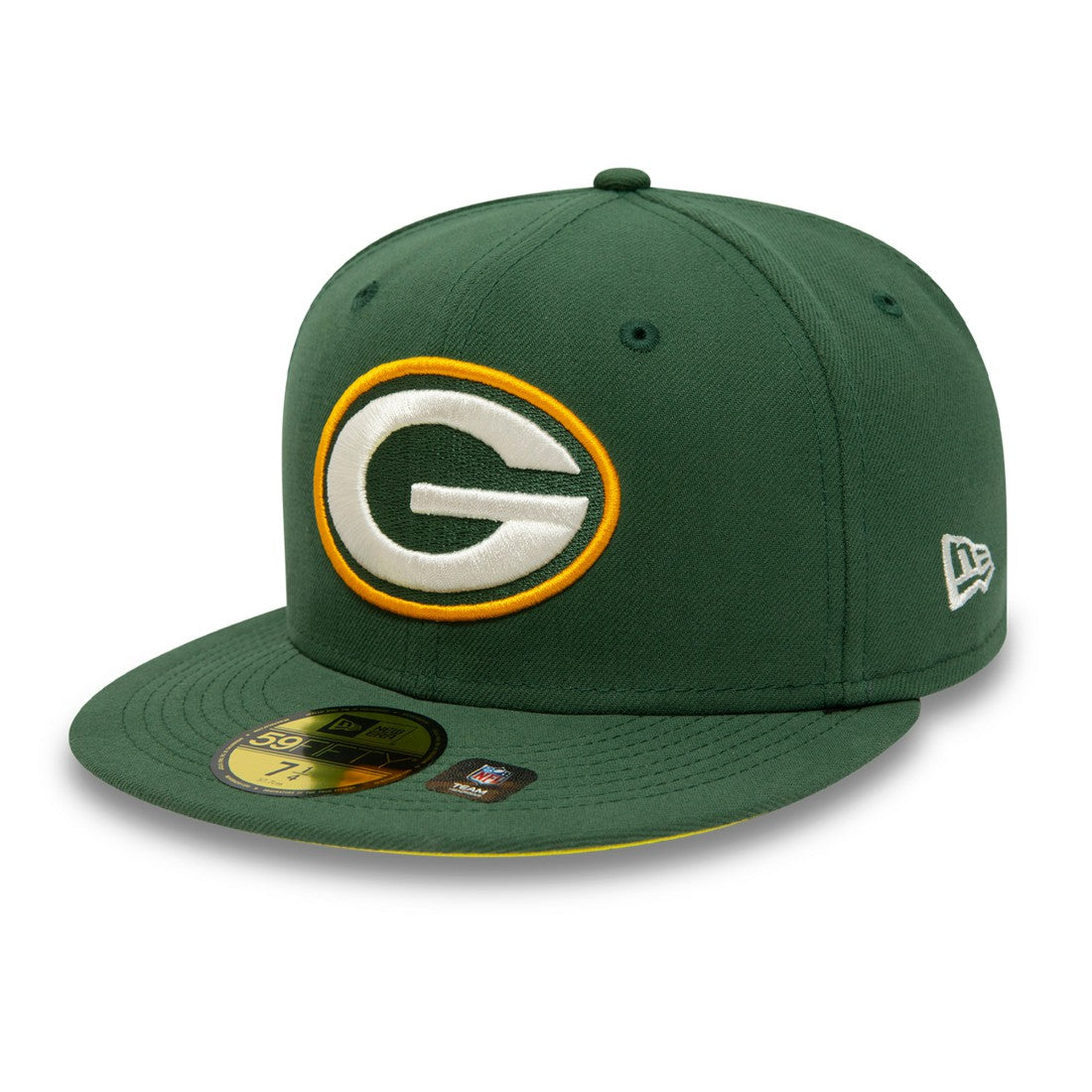 Green Bay Packers New Era Super Bowl XXXI Citrus Pop 59FIFTY Fitted Hat - Green Hats
