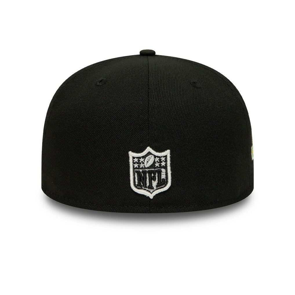 Pittsburgh Steelers New Era Super Bowl XL Citrus Pop 59FIFTY Fitted Hat - Black Hats
