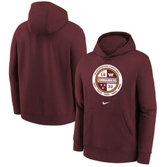 Washington Commanders Youth Alternate Logo Pullover Hoodie - Burgundy Hoodies