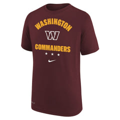 Washington Commanders Youth Team Athletic Performance T-Shirt - Burgundy T-shirts