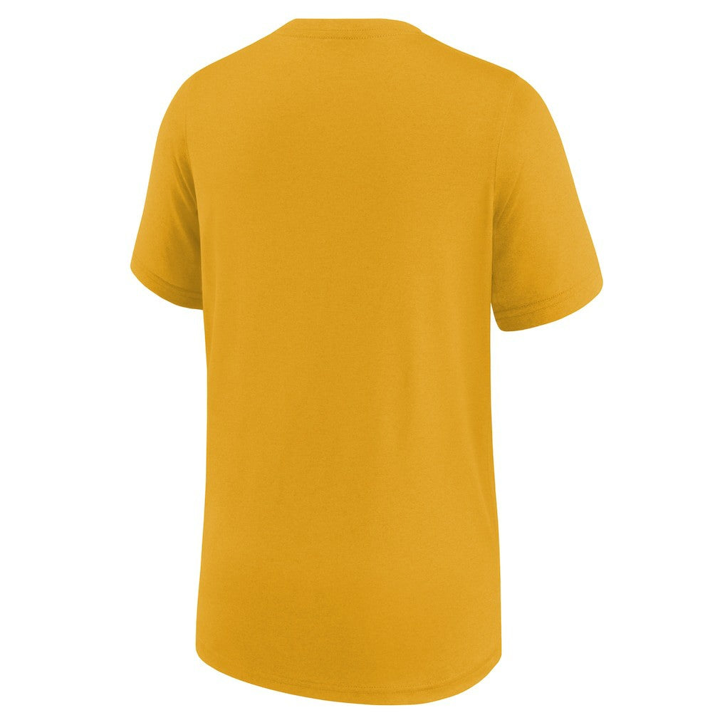 Washington Commanders Youth Team Athletic Performance T-Shirt - Gold T-shirts