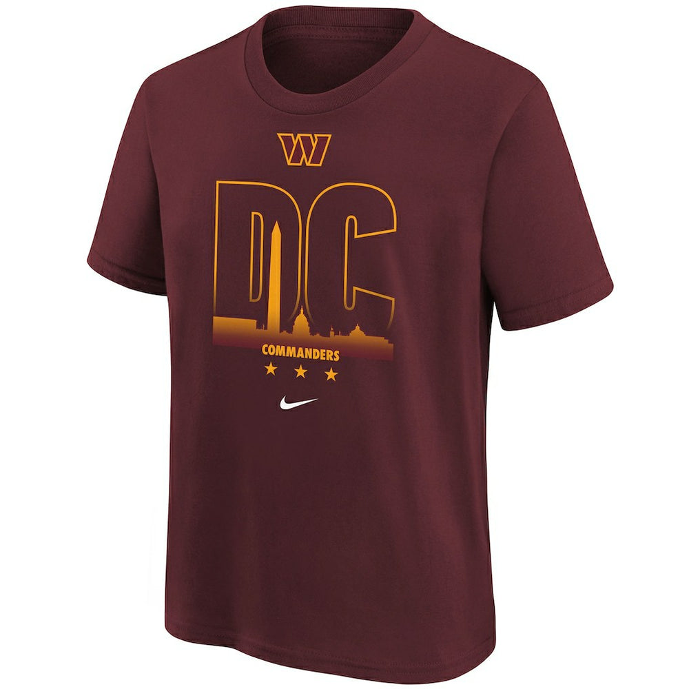 Washington Commanders Youth Team City T-Shirt - Burgundy T-shirts