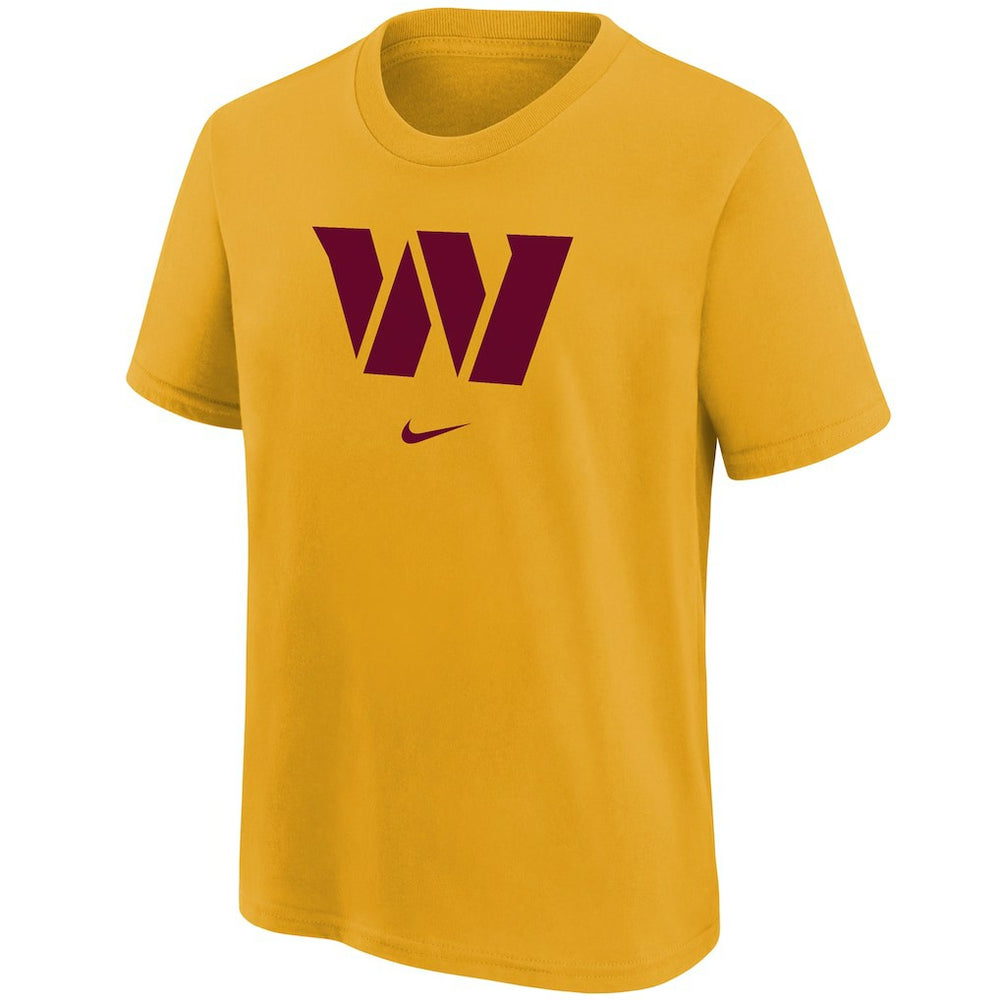 Washington Commanders Youth Team Logo T-Shirt - Gold T-shirts