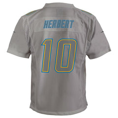 Justin Herbert Los Angeles Chargers Youth Atmosphere Game Jersey - Gray Jerseys