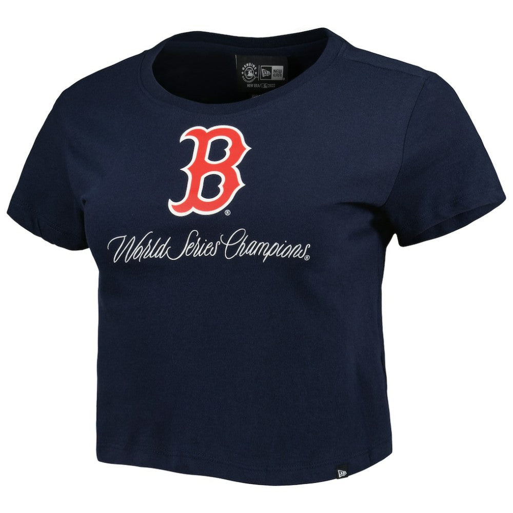 Boston Red Sox New Era Women's Historic Champs T-Shirt - Blue T-shirts