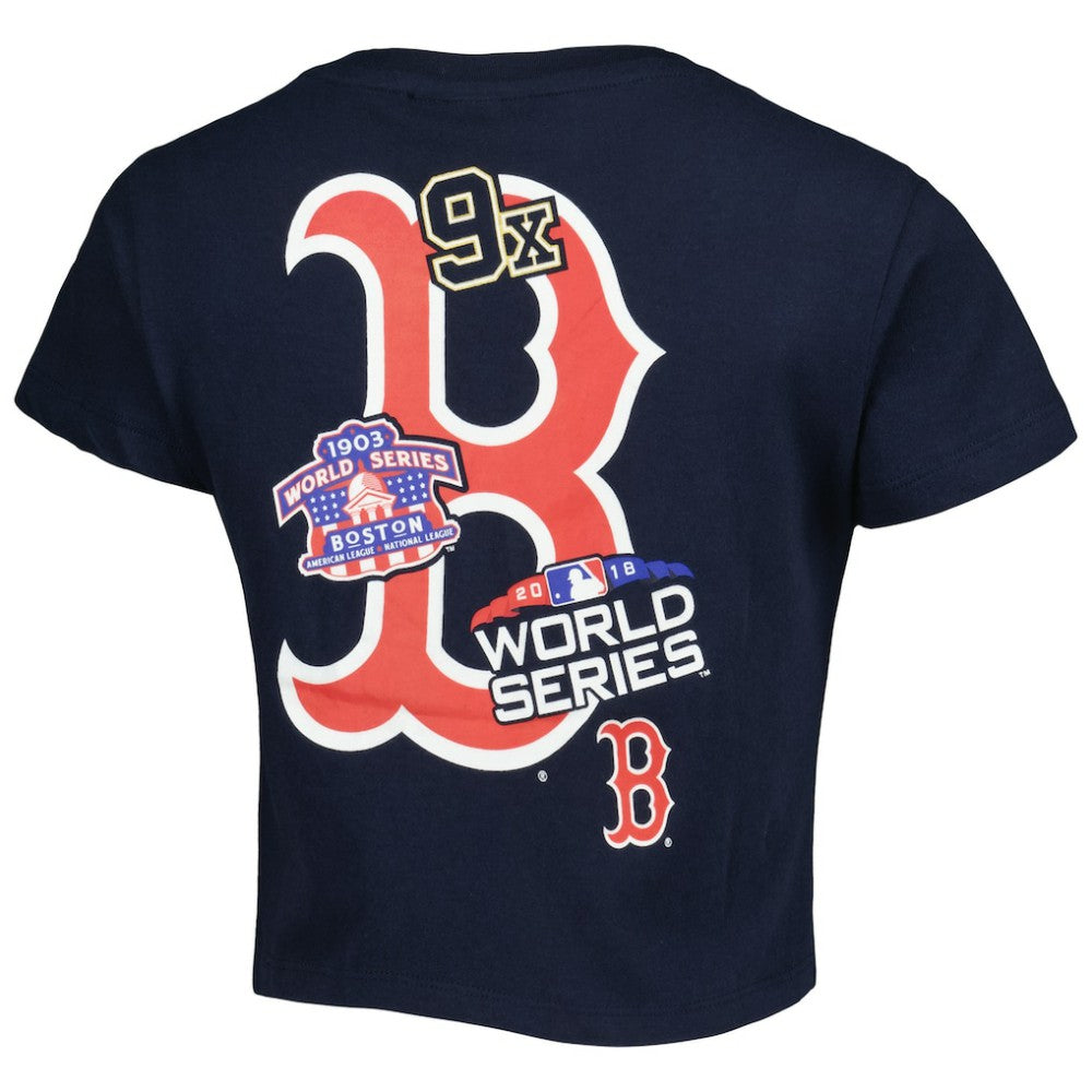 Boston Red Sox New Era Women's Historic Champs T-Shirt - Blue T-shirts