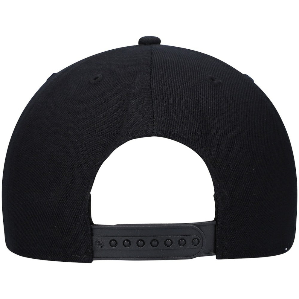 Chicago White Sox '47 2021 City Connect Captain Snapback Hat - Black Hats