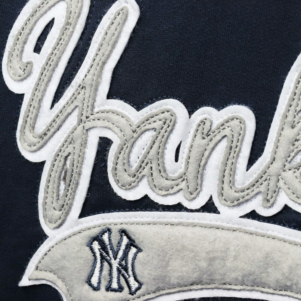 New York Yankees Soft as a Grape Women's Plus Size Side Split Pullover Hoodie - Navy Hoodies