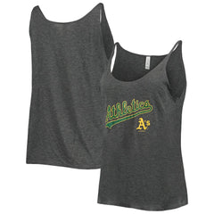 Athletics Soft as a Grape Women's Slouchy Tank Top - Heathered Charcoal Tanks