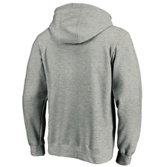 Green Bay Packers Primary Logo Fitted Pullover Hoodie - Heather Gray Hoodies