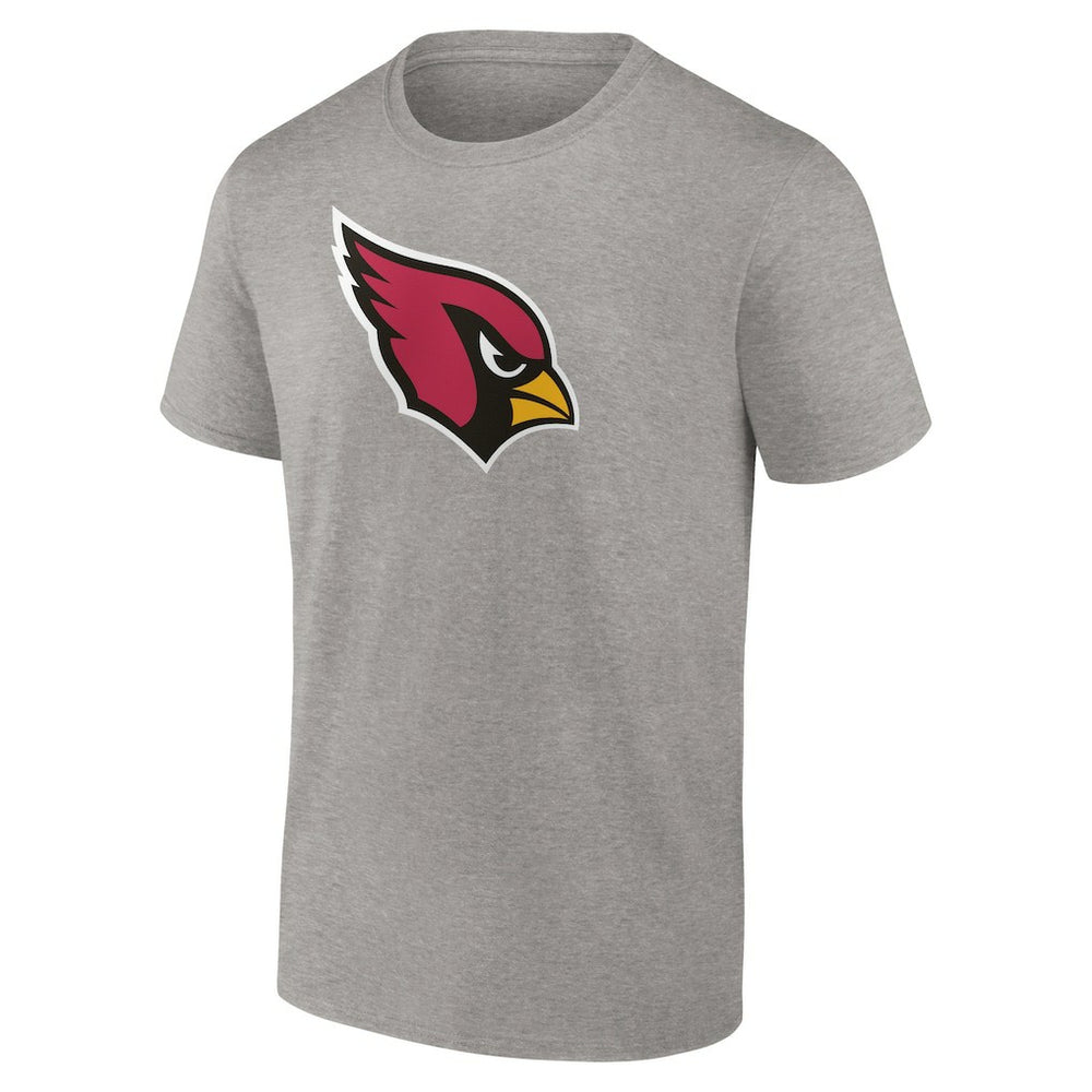 Arizona Cardinals Primary Logo T-Shirt - Heather Gray T-shirts