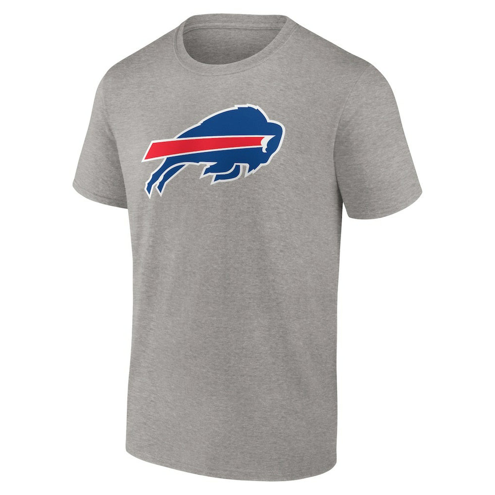 Buffalo Bills Primary Logo T-Shirt - Heather Gray T-shirts