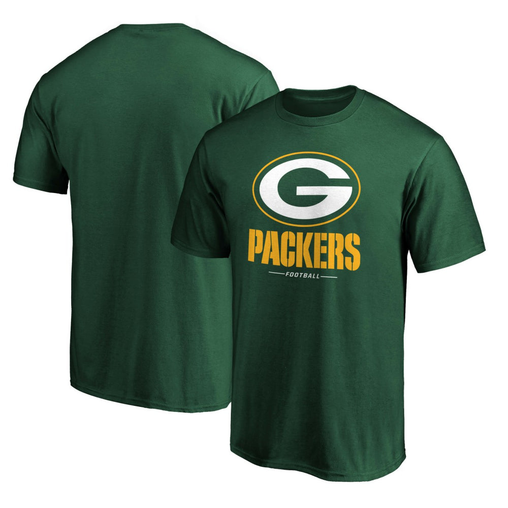 Green Bay Packers Team Lockup T-Shirt - Green T-shirts