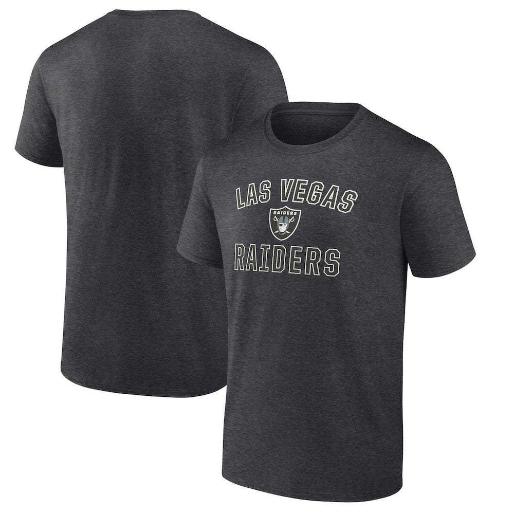 Las Vegas Raiders Victory Arch T-Shirt - Heather Charcoal T-shirts
