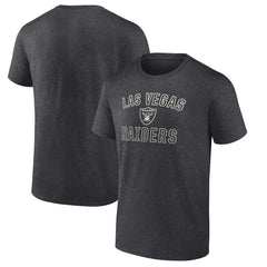 Las Vegas Raiders Victory Arch T-Shirt - Heather Charcoal T-shirts