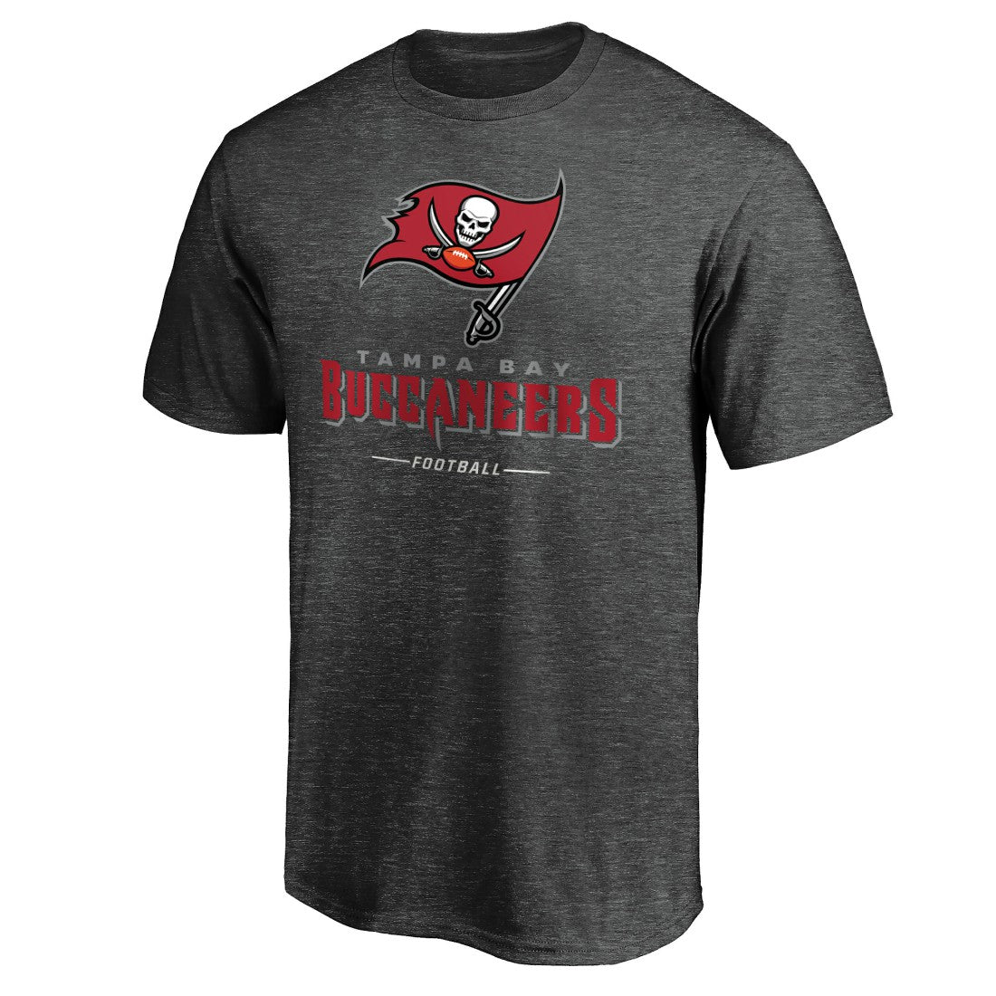 Tampa Bay Buccaneers Team Lockup T-Shirt - Charcoal T-shirts