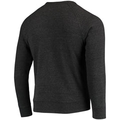 Phoenix Suns Sportiqe Harmon Raglan Tri-Blend Pullover Sweatshirt Heathered Black