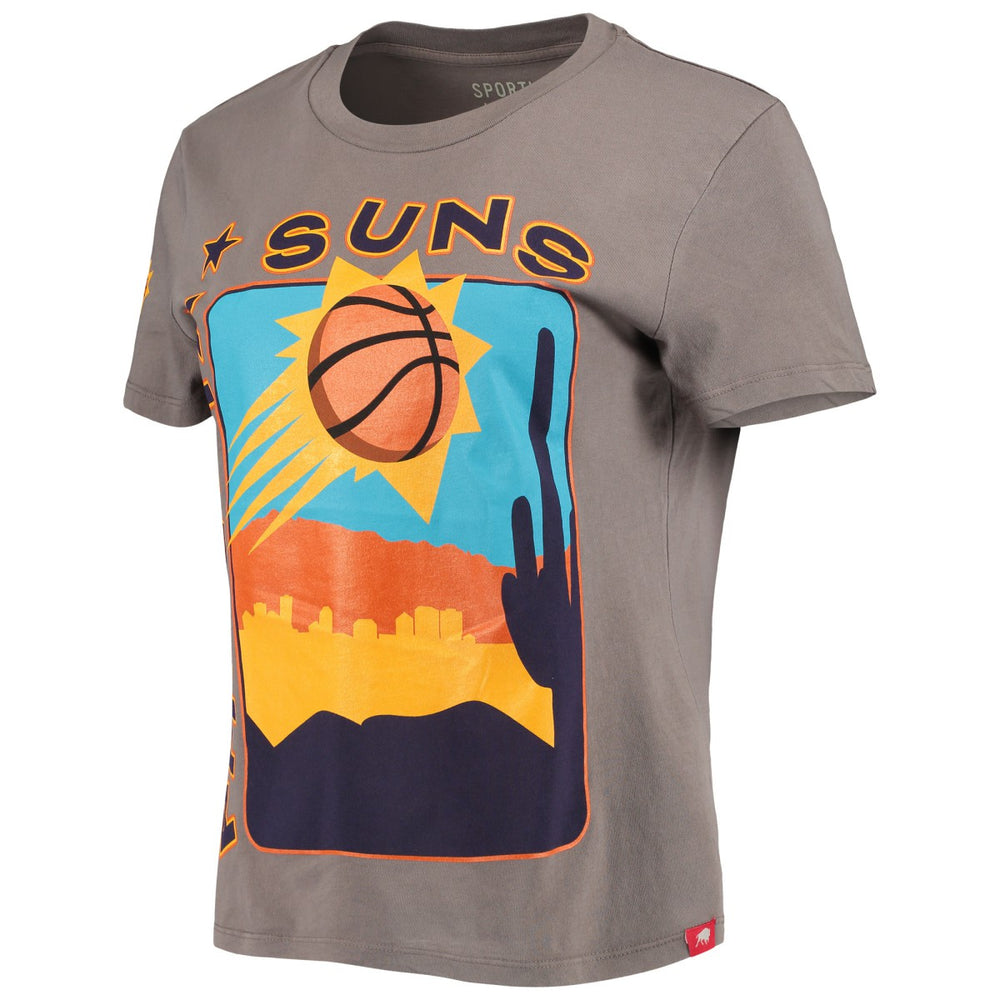 Phoenix Suns Sportiqe Women's Street Capsule Arcadia T-Shirt Charcoal