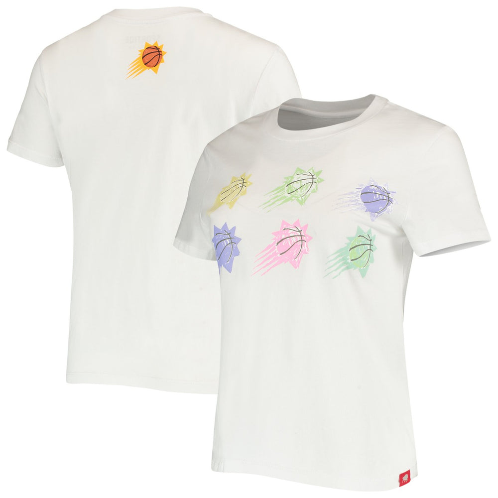 Phoenix Suns Sportiqe Women's Street Capsule Arcadia T-Shirt White