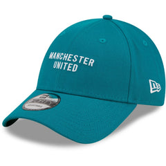 Manchester United New Era Seasonal 9FORTY Adjustable Hat Turquoise - New Era for sale