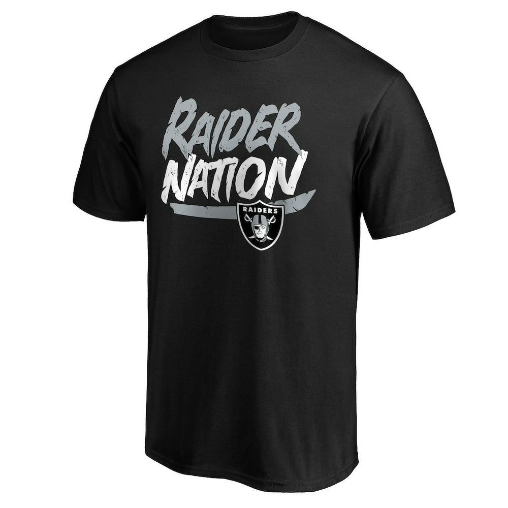 Las Vegas Raiders Hometown Collection Raider Nation T-Shirt - Black T-shirts