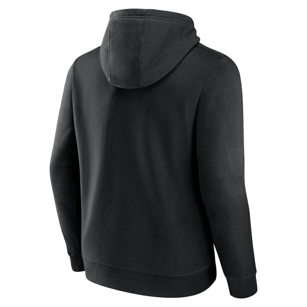 Arizona Cardinals Fade Out Fitted Pullover Hoodie - Black Hoodies