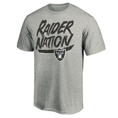 Las Vegas Raiders Hometown Collection Raider Nation T-Shirt - Heathered Gray T-shirts