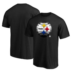 Pittsburgh Steelers Midnight Mascot Team Logo T-Shirt - Black T-shirts