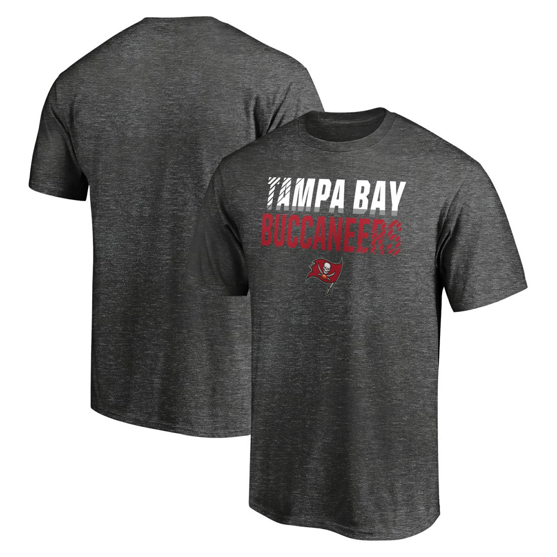 Tampa Bay Buccaneers Fade Out T-Shirt - Charcoal T-shirts