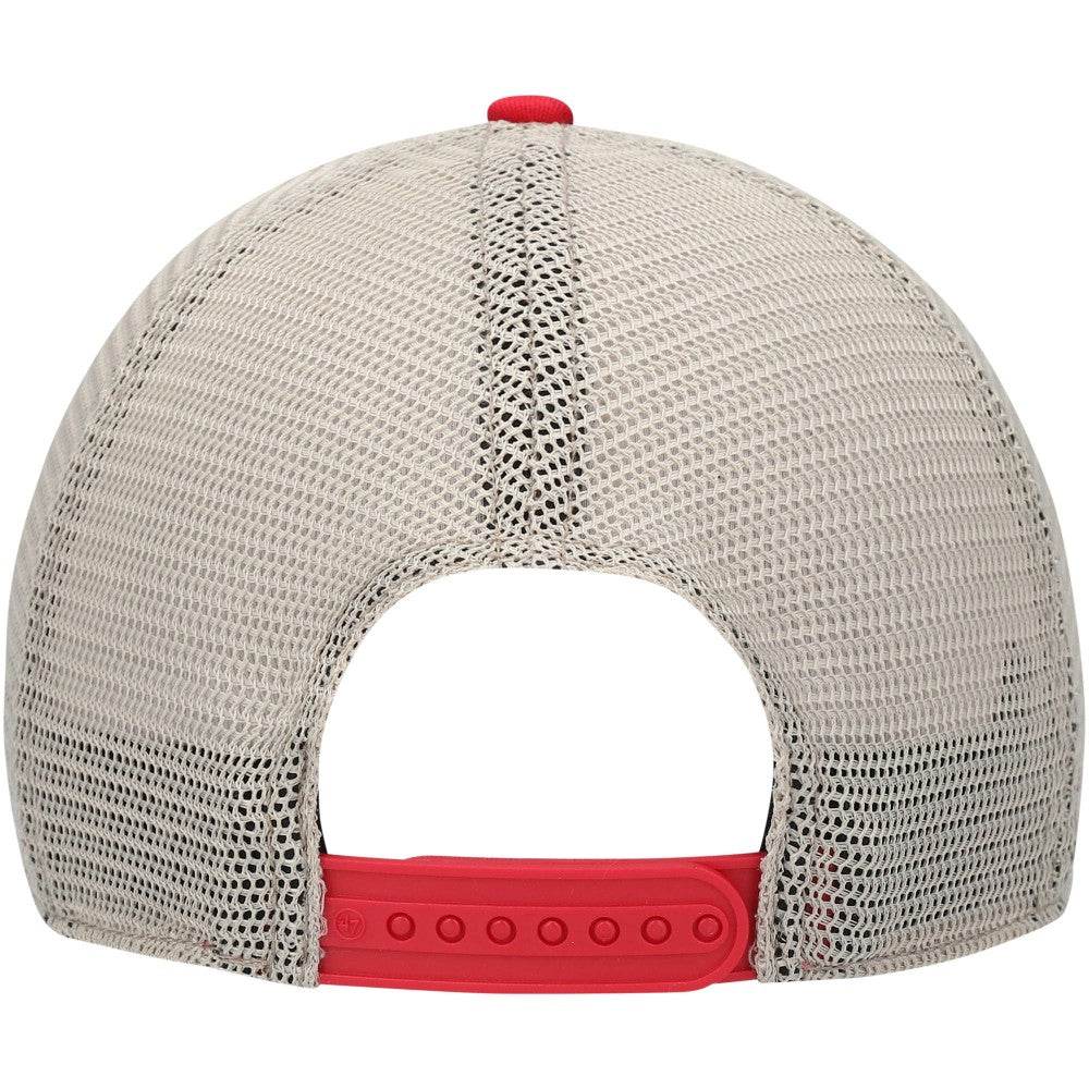 Los Angeles Angels '47 Trawler Clean Up Trucker Snapback Hat - Red Hats