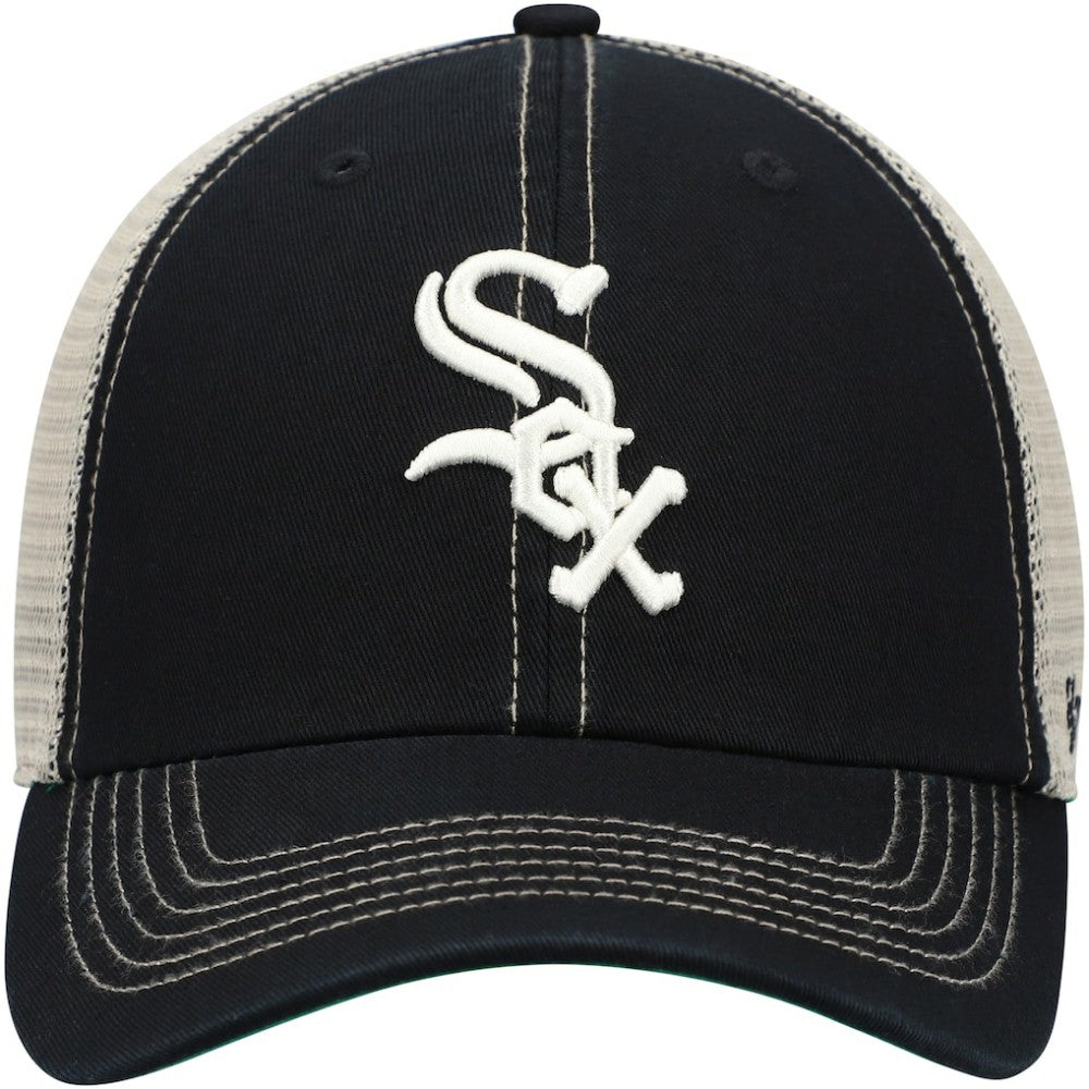 Chicago White Sox '47 Trawler Clean Up Trucker Snapback Hat - Black Hats