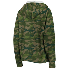 Washington Commanders New Era Women's Raglan Full-Zip Hoodie - Camo Hoodies
