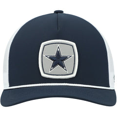 Dallas Cowboys HOOey Star Patch Rope Trucker Snapback Hat - Navy/White Hats