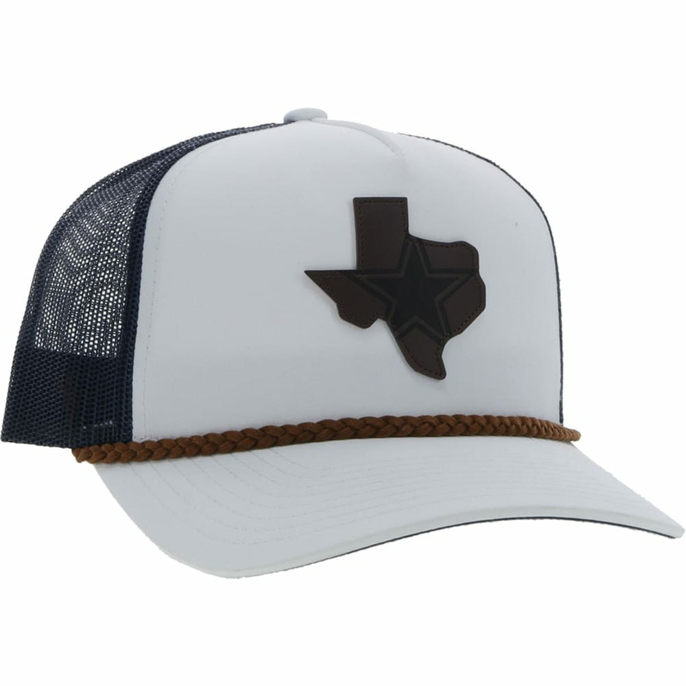 Dallas Cowboys HOOey State Patch Trucker Snapback Hat - White/Navy Hats