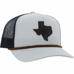 Dallas Cowboys HOOey State Patch Trucker Snapback Hat - White/Navy Hats