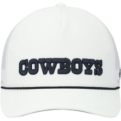 Dallas Cowboys HOOey Wordmark Rope Trucker Snapback Hat - White Hats