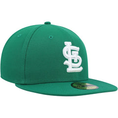 St. Louis Cardinals New Era White Logo 59FIFTY Fitted Hat - Kelly Green Hats