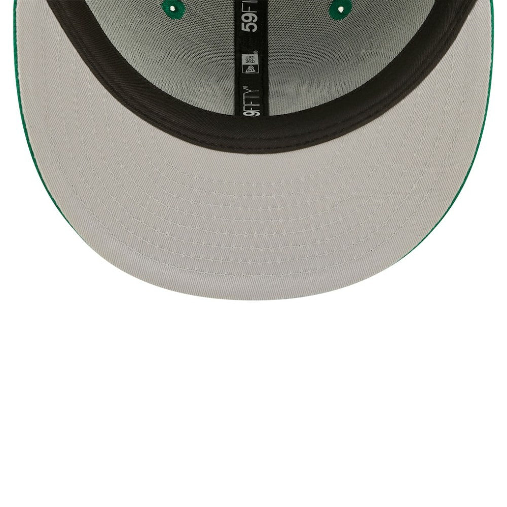 Chicago Cubs New Era White Logo 59FIFTY Fitted Hat - Kelly Green Hats