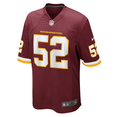 Jamin Davis Washington Football Team Game Jersey - Burgundy Jerseys