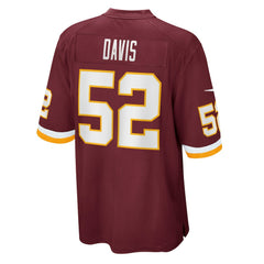 Jamin Davis Washington Football Team Game Jersey - Burgundy Jerseys