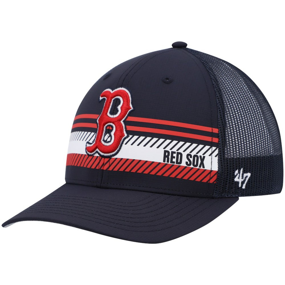 Boston Red Sox '47 Cumberland Trucker Snapback Hat - Navy Hats