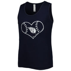 Cleveland Guardians Soft as a Grape Girls Youth Team Tank Top - Navy Tanks