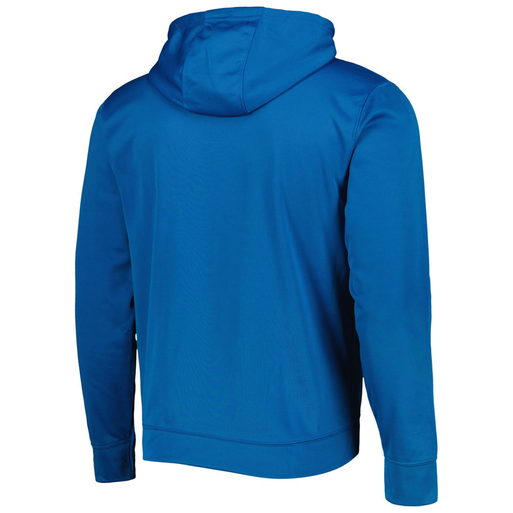 Detroit Lions New Era Combine Authentic Split Defense Pullover Hoodie - Blue Hoodies