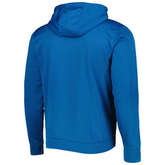 Detroit Lions New Era Combine Authentic Split Defense Pullover Hoodie - Blue Hoodies