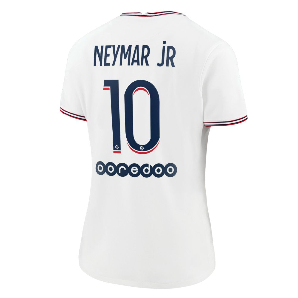 Neymar Jr. Paris Saint-Germain Jordan Brand Women's 2021/22 Fourth Replica Jersey White - Jordan online