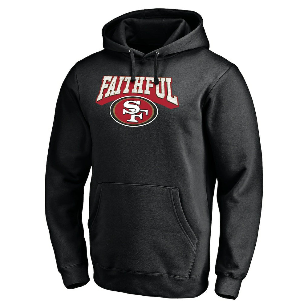 San Francisco 49ers Hometown Collection The Faithful Fitted Pullover Hoodie - Black Hoodies