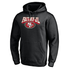 San Francisco 49ers Hometown Collection The Faithful Fitted Pullover Hoodie - Black Hoodies